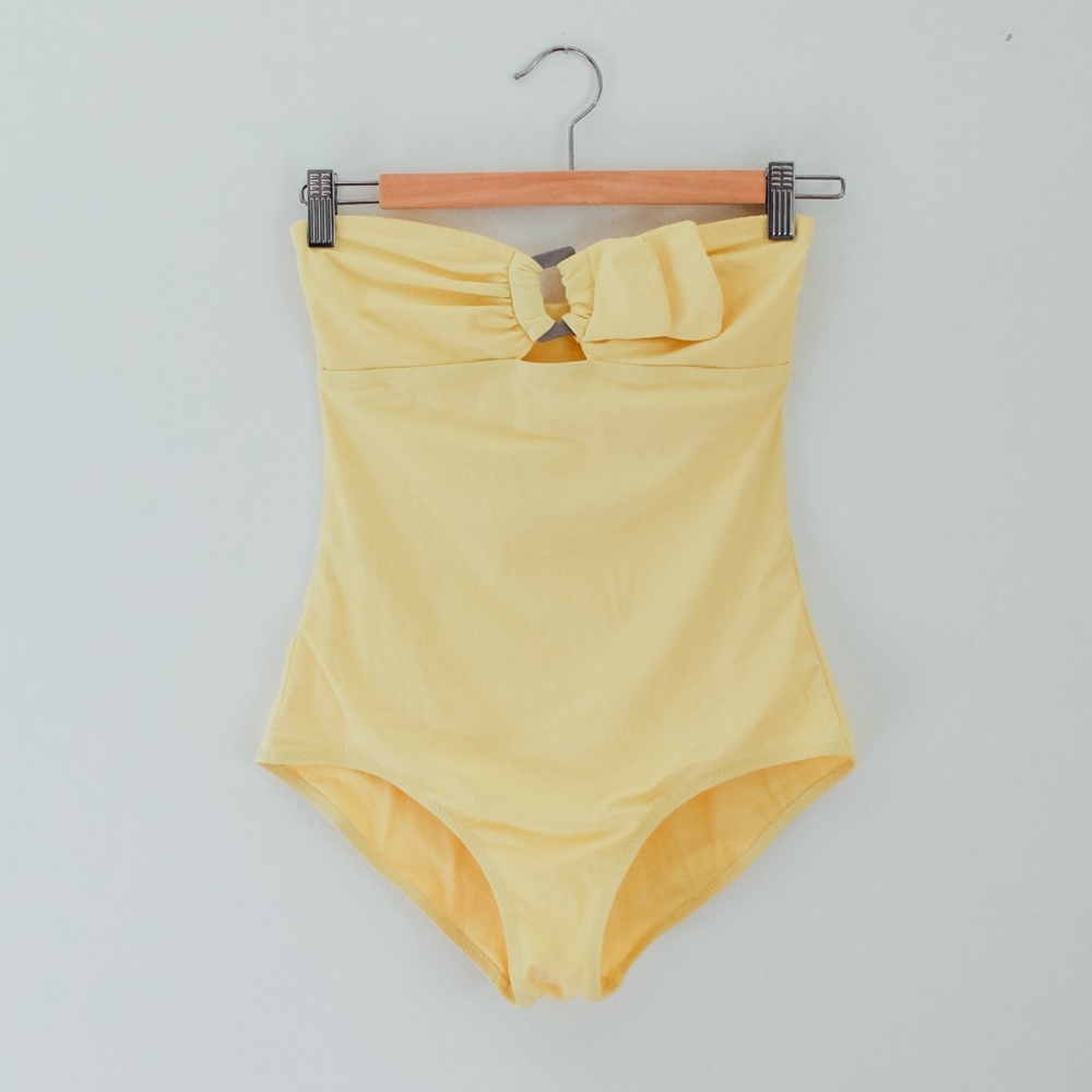 Princess Tam Tam bandeau swimsuit with bow